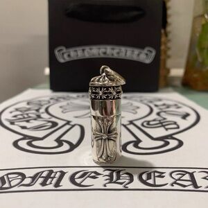 Rare Chrome Hearts Cylindrical Lighter Pendant Necklace / Bag Charm – VTG Y2K